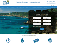 Tablet Screenshot of calafat.net